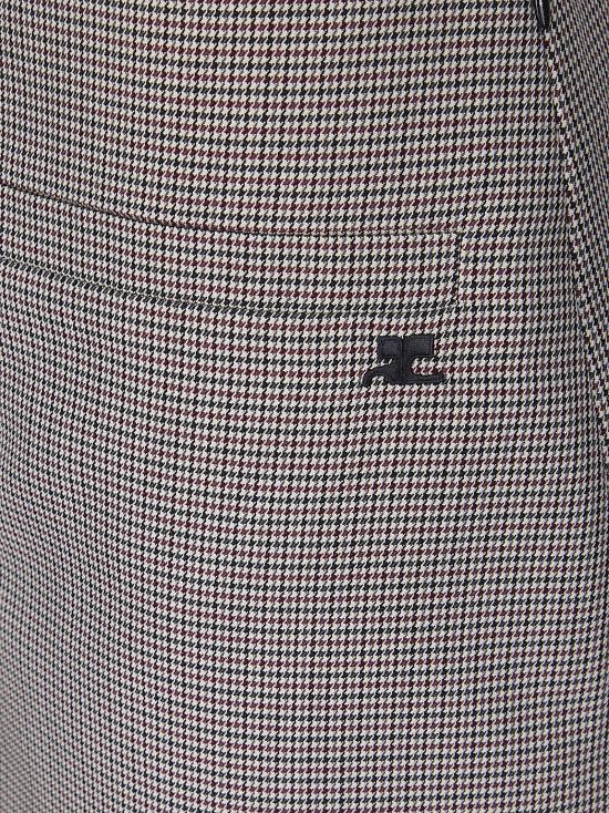 26SS 쿠레쥬 숏 스커트 126CJU330WO0145 9925 NATURAL RED BLACK - COURREGES