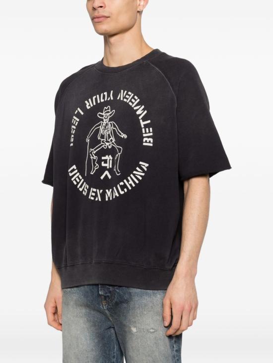 26SS 데우스 반팔 티셔츠 D261USW707 BLACK Black - DEUS