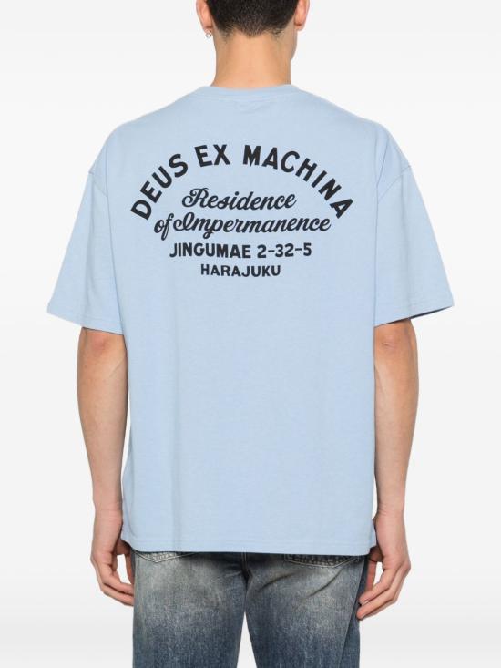 26SS 데우스 반팔 티셔츠 D261MTS130 BLUE Clear Blue - DEUS
