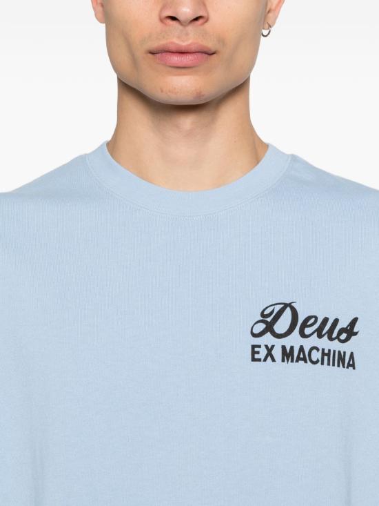 26SS 데우스 반팔 티셔츠 D261MTS130 BLUE Clear Blue - DEUS