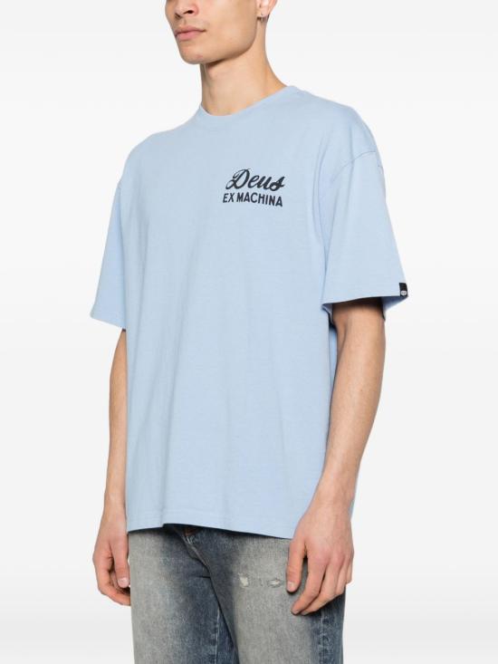 26SS 데우스 반팔 티셔츠 D261MTS130 BLUE Clear Blue - DEUS