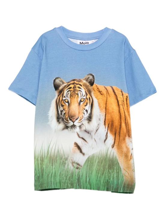 26SS [키즈] 몰로 티셔츠 1S26A217 9862 TIGER ON BLUE