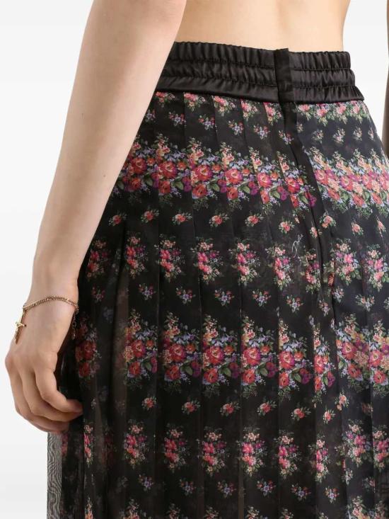 26SS 돌체앤가바나 미디 스커트 F4DB4TFSSLB HN5XK MAZZOLINI FIORI FNER - DOLCE & GABBANA