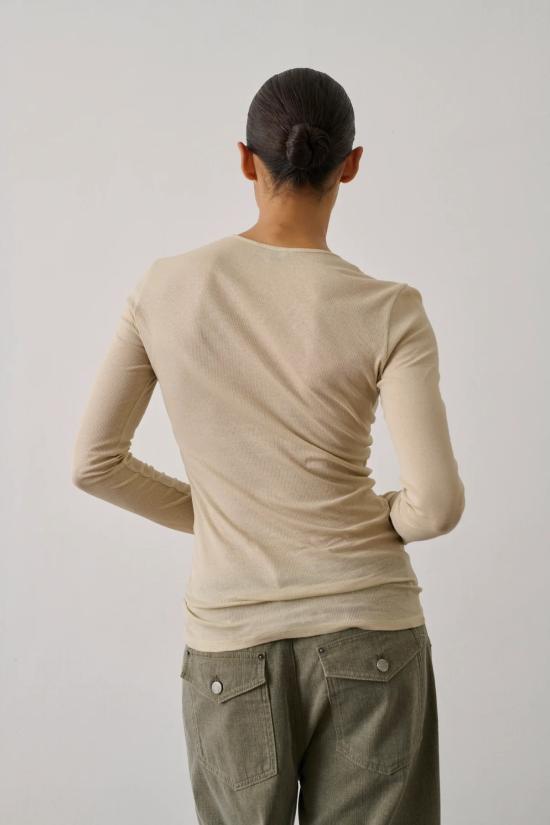 26SS 쉐르 긴팔 티셔츠 TSH0609 ECR01 Beige - SOEUR