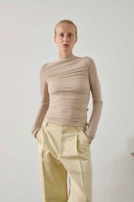 26SS 쉐르 반팔 티셔츠 TSH0135 ECR34 Beige - SOEUR