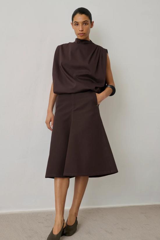 26SS 쉐르 긴팔 티셔츠 TSH0737 MAR03 Brown - SOEUR