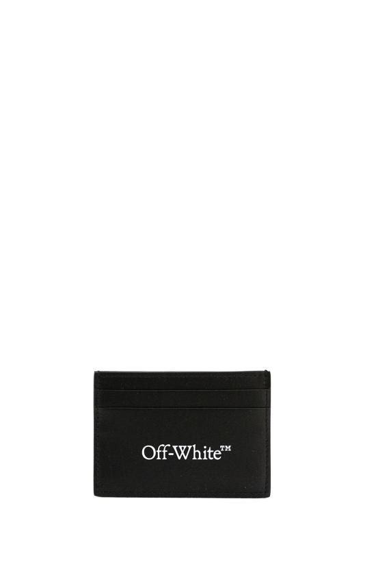 25FW 오프화이트 남성지갑 OMND089C99LEA001 1001 BLACK WHITE