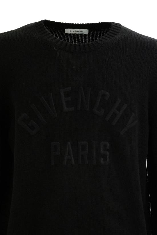 25FW 지방시 스웨터 BM90W04YNM 001 BLACK - GIVENCHY