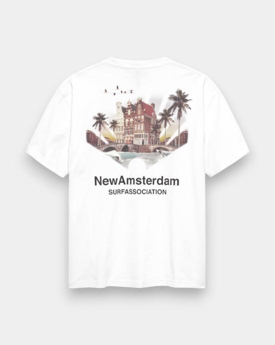 26SS 뉴 암스테르담 서프 어쏘시에이션 반팔 티셔츠 2601074001 WHITE White - NEW AMSTERDAM SURF ASSOCIATION
