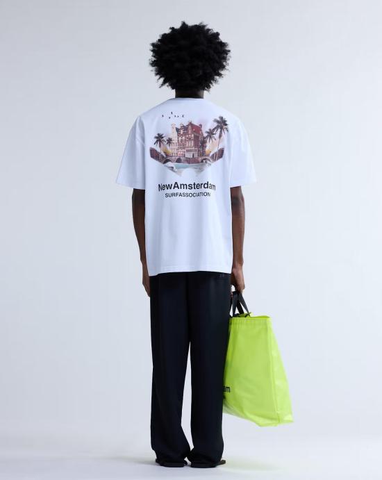 26SS 뉴 암스테르담 서프 어쏘시에이션 반팔 티셔츠 2601074001 WHITE White - NEW AMSTERDAM SURF ASSOCIATION