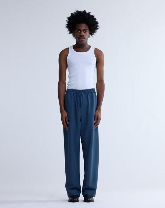 26SS 뉴 암스테르담 서프 어쏘시에이션 스트레이트 팬츠 2601054002 INK BLUE Ink blue - NEW AMSTERDAM SURF ASSOCIATION