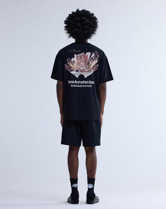 26SS 뉴 암스테르담 서프 어쏘시에이션 반팔 티셔츠 2601074002 BLACK Black - NEW AMSTERDAM SURF ASSOCIATION