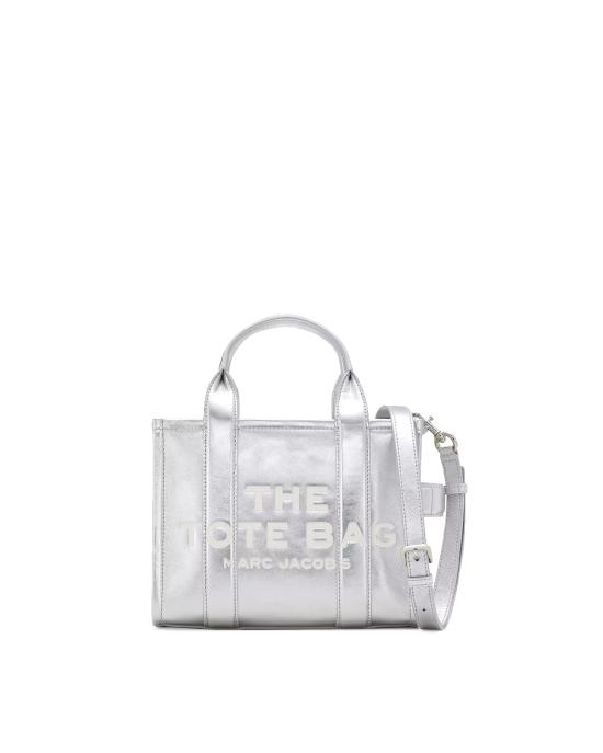 26SS 마크제이콥스 메탈릭 스몰 토트백 2F3HTT004H01 039 metallic silver ARGENTO