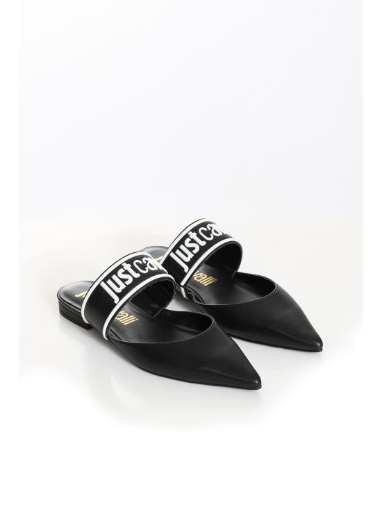 26SS 저스트까발리 뮬/슬리퍼 80RA3S77 ZPB92899 Black - JUST CAVALLI