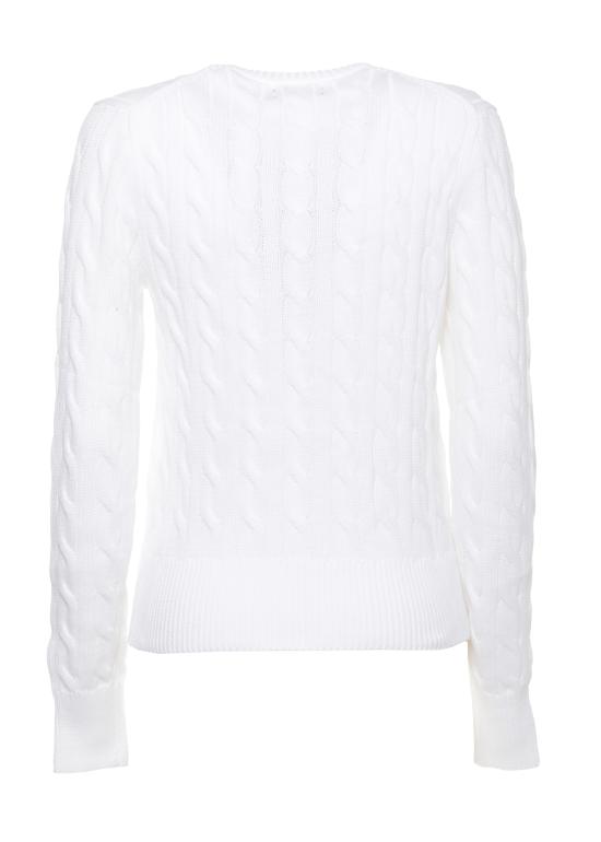 26SS 랄프 로렌 가디건 211971868 007 White - RALPH LAUREN