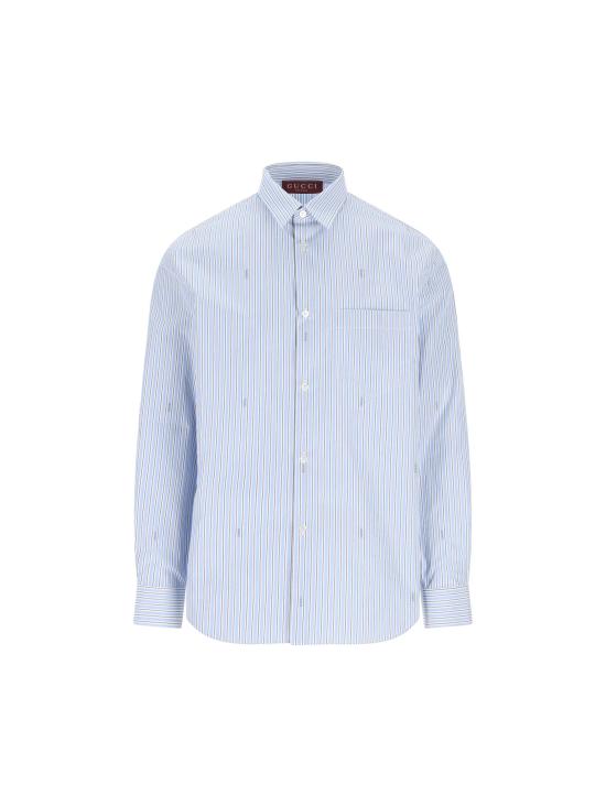 26SS 구찌 긴팔 셔츠 852714ZAUBA4061 Light blue