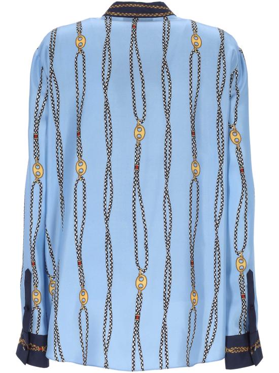 26SS 구찌 블라우스 856109ZAUK54061 Light blue - GUCCI