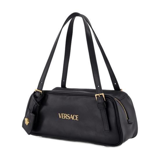 26SS 베르사체 VERSACE TAG 나파 볼링백 1015792 1A13171 1B00V black - VERSACE