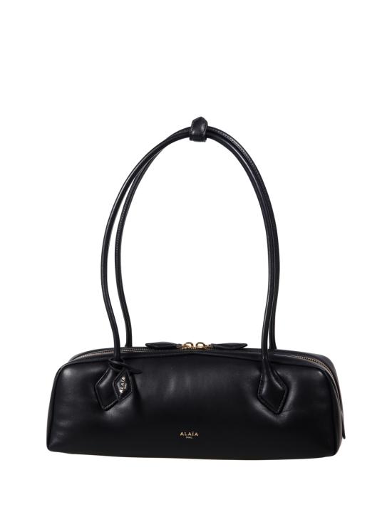 26SS 알라이아 르 테켈 미디움 레더 숄더백 AA1S06033I152 999 NOIR