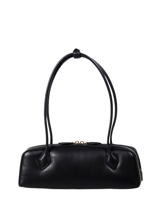 26SS 알라이아 르 테켈 미디움 레더 숄더백 AA1S06033I152 999 NOIR - ALAIA