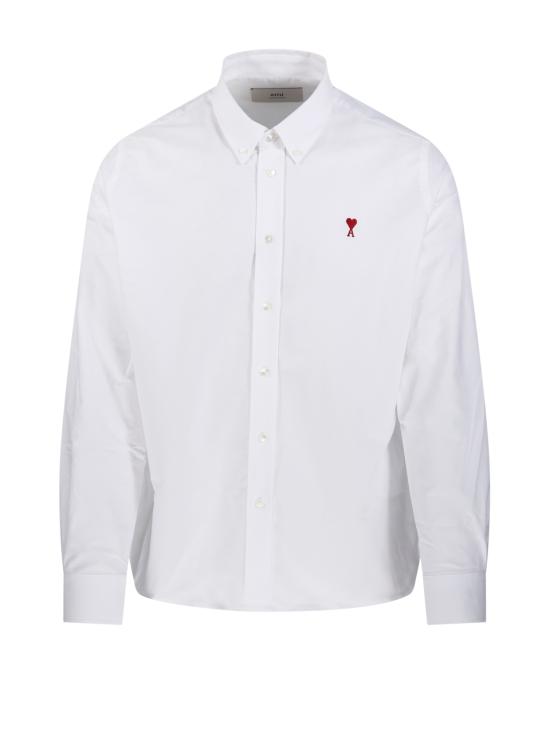 26SS 아미 긴팔 셔츠 BFUSH063 CO0031 168 NATURAL WHITE