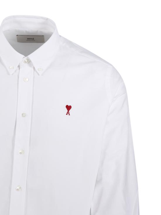 26SS 아미 긴팔 셔츠 BFUSH063 CO0031 168 NATURAL WHITE - AMI