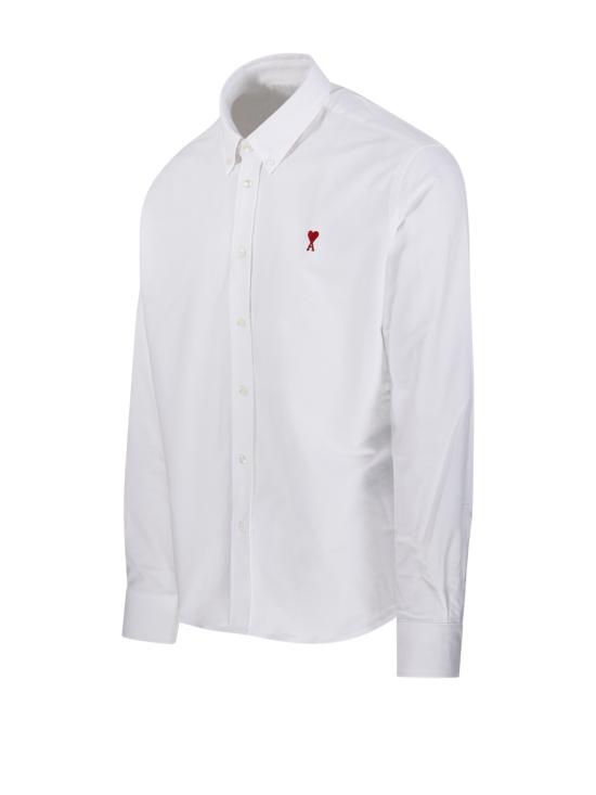 26SS 아미 긴팔 셔츠 BFUSH063 CO0031 168 NATURAL WHITE - AMI