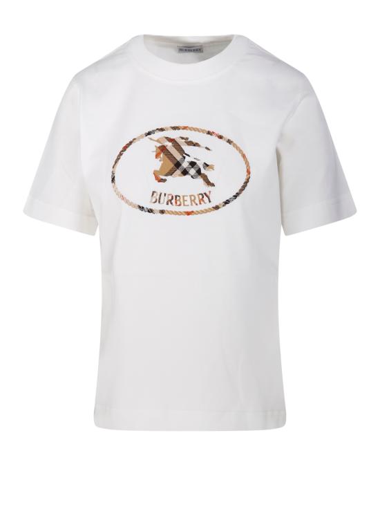 26SS 버버리 반팔 티셔츠 8126358 B7078 CHALK