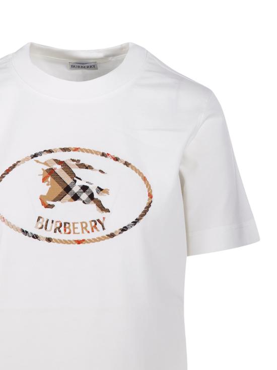 26SS 버버리 반팔 티셔츠 8126358 B7078 CHALK - BURBERRY