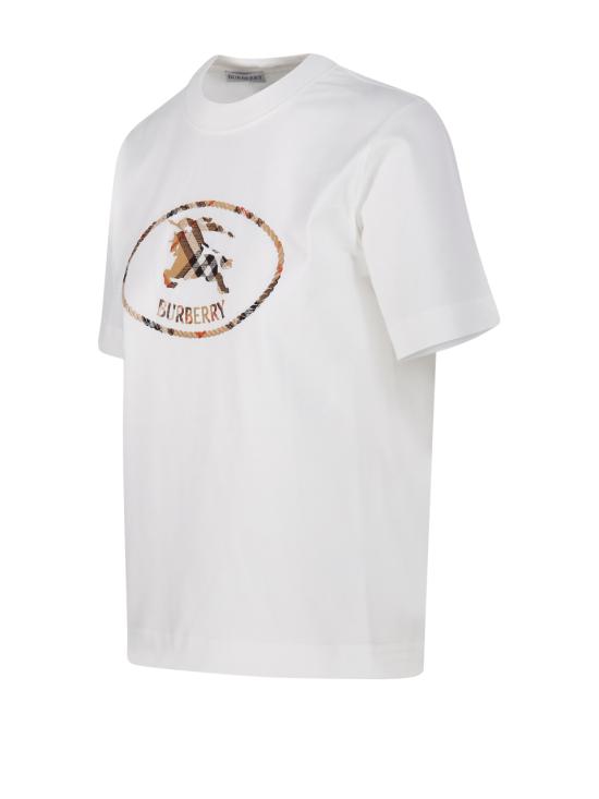 26SS 버버리 반팔 티셔츠 8126358 B7078 CHALK - BURBERRY