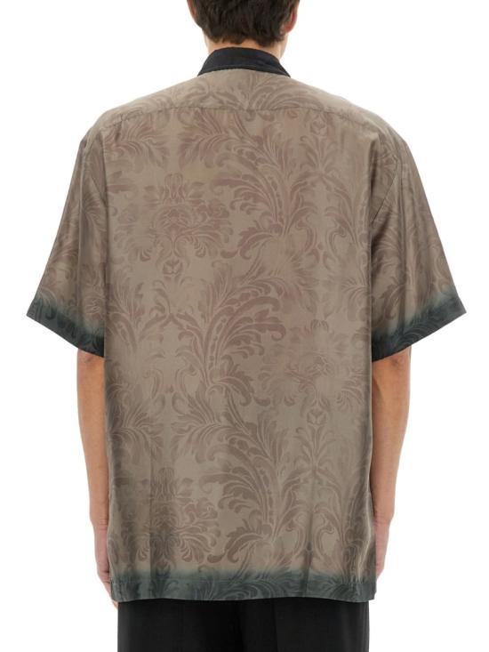  드리스 반 노튼 반팔 셔츠 020700 1201508 Brown - DRIES VAN NOTEN