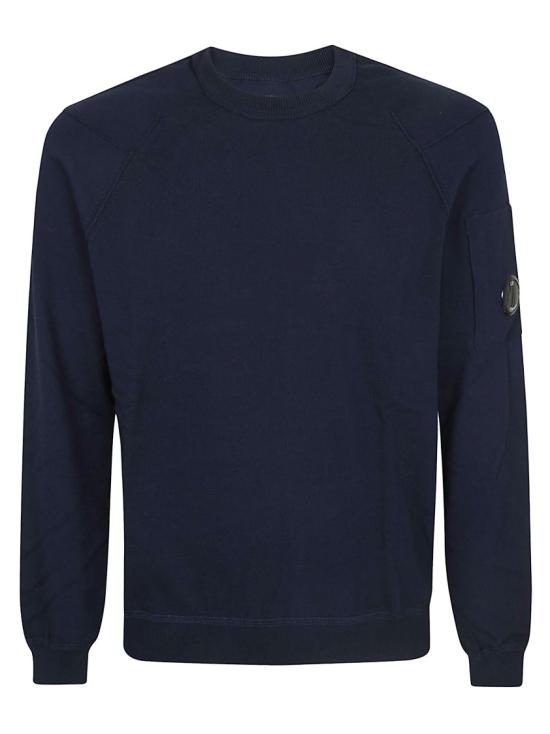 26SS 씨피 컴퍼니 코튼 씨 아일랜드 크루넥 렌즈 니트 20CMKN183A 110560A Black