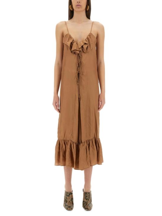 25SS 드리스 반 노튼 롱 원피스 011018 1427306 Brown