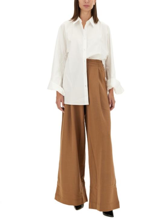  드리스 반 노튼 팔라초 팬츠 011152 9610703 Brown - DRIES VAN NOTEN