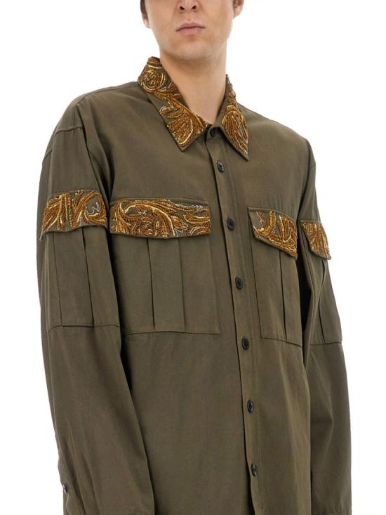 25SS 드리스 반 노튼 긴팔 셔츠 020757 1473606 Grey - DRIES VAN NOTEN