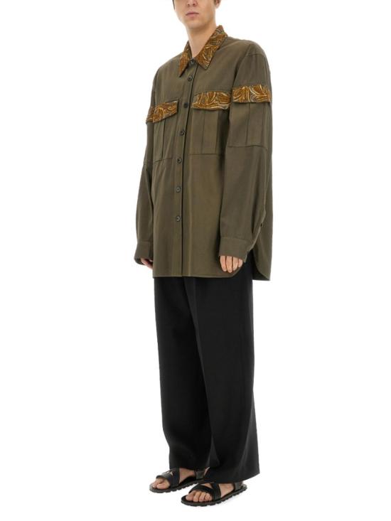 25SS 드리스 반 노튼 긴팔 셔츠 020757 1473606 Grey - DRIES VAN NOTEN