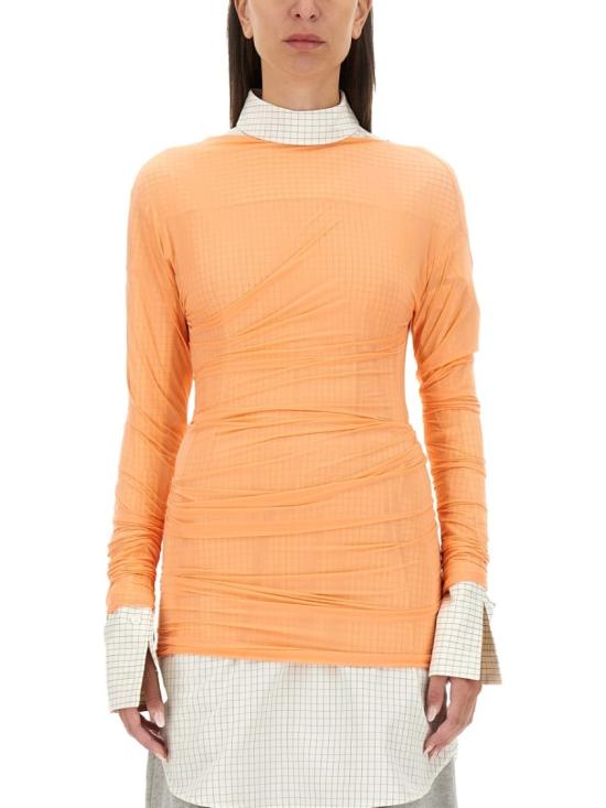  드리스 반 노튼 긴팔 티셔츠 011143 9204350 Orange
