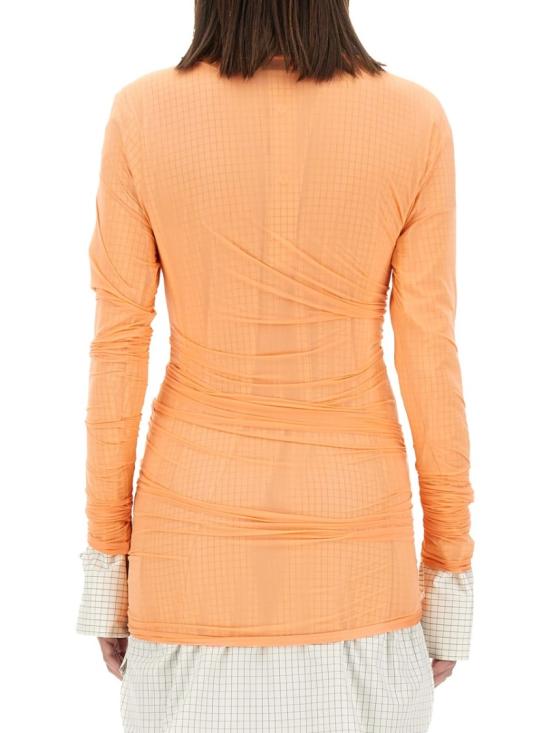  드리스 반 노튼 긴팔 티셔츠 011143 9204350 Orange - DRIES VAN NOTEN