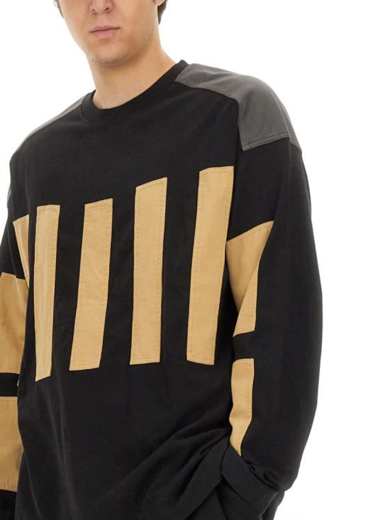  드리스 반 노튼 긴팔 티셔츠 021115 9603900 Black - DRIES VAN NOTEN