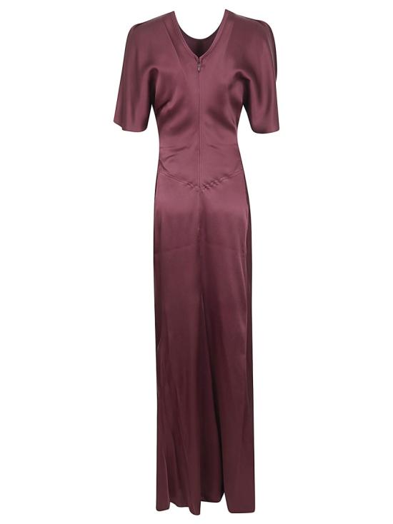 26SS 빅토리아 베컴 롱 원피스 1126WDR 007004A Burgundy - VICTORIA BECKHAM