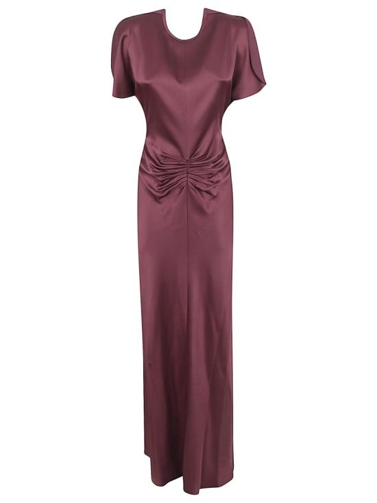 26SS 빅토리아 베컴 롱 원피스 1126WDR 007004A Burgundy