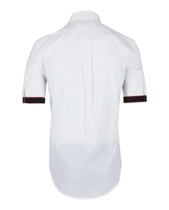  알렉산더 맥퀸 반팔 셔츠 685496 QRN44 9000 10002 15 5 White - ALEXANDER MCQUEEN
