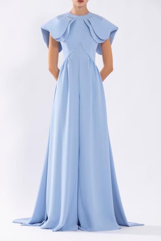  사이드 코베이시 점프수트 뒷면 오버 스커트 크레이프 - SAIID KOBEISY