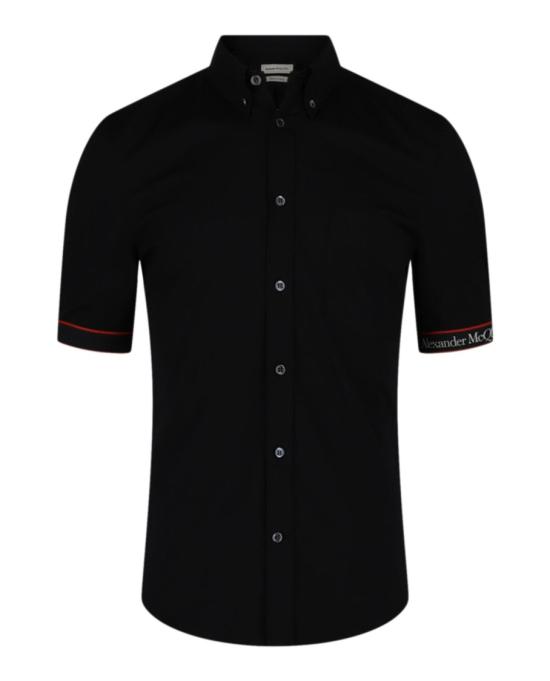 알렉산더 맥퀸 반팔 셔츠 685496 QRN44 1000 00002 16 5 Black