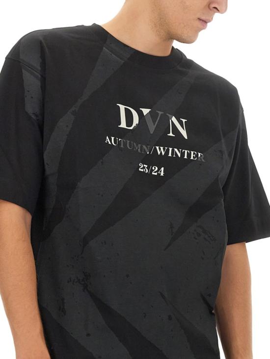  드리스 반 노튼 반팔 티셔츠 021112 7602900 Black - DRIES VAN NOTEN