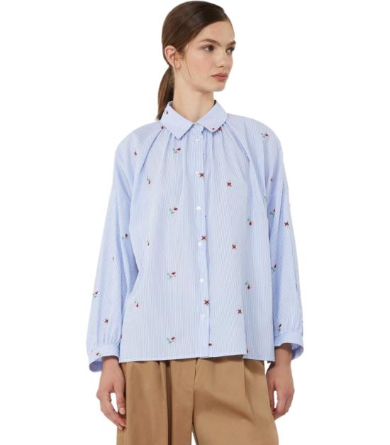 26SS 위켄드막스마라 셔츠 2615111042600 002 38 Light Blue - WEEKEND MAX MARA