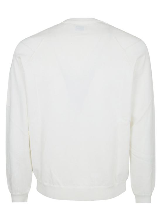 26SS 씨피 컴퍼니 코튼 씨 아일랜드 크루넥 렌즈 니트 20CMKN183A 110560A White - C.P. COMPANY