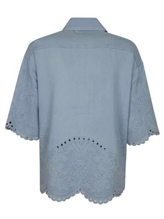 26SS 짐머만 데님 셔츠 7214TRS263 Grey - ZIMMERMANN