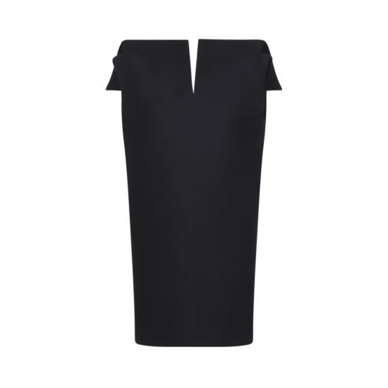 26SS 발렌시아가 미디 원피스 872522 TUQ03 Black