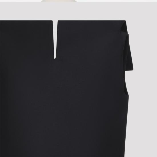 26SS 발렌시아가 미디 원피스 872522 TUQ03 Black - BALENCIAGA